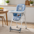 Multifunctional Baby Feeding High Chair - Blue
