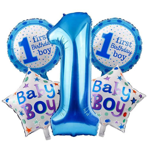 1st Birthday Foil Balloons