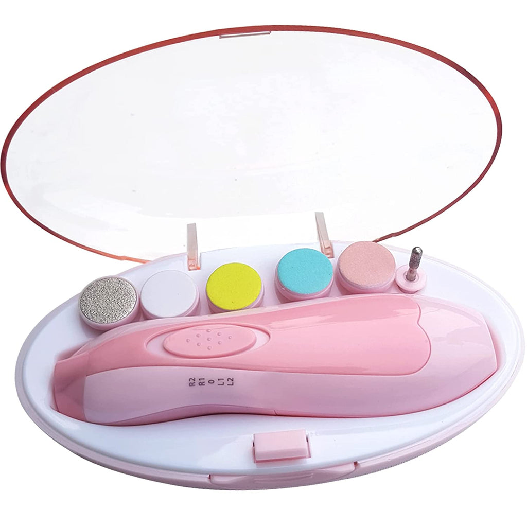 Infants To Adults Electric Led Light Nail Trimmer