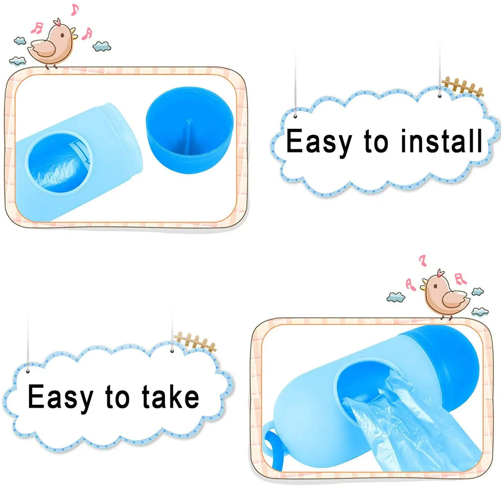 Portable Diaper Shopper Dispenser with 3 Refills