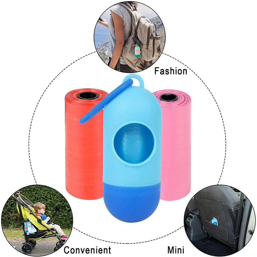 Portable Diaper Shopper Dispenser with 3 Refills