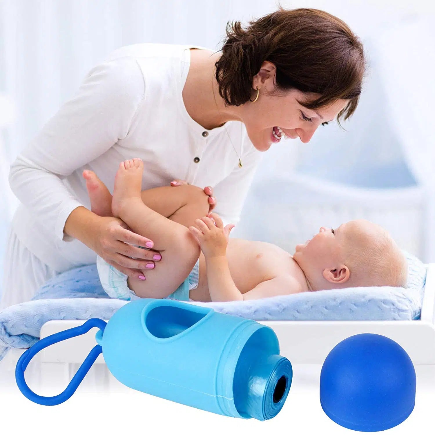 Portable Diaper Shopper Dispenser with 3 Refills