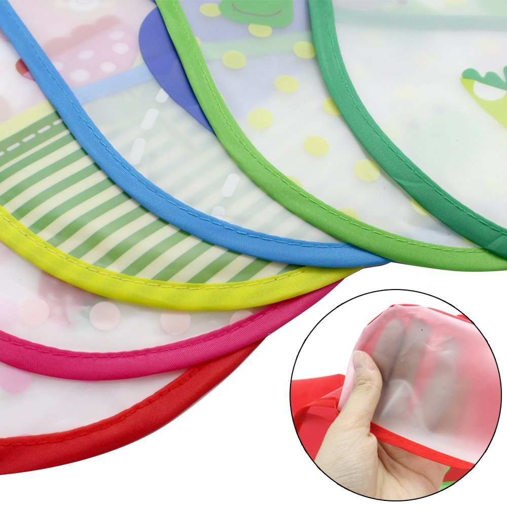 Baby Silicon Full Sleeves Apron Bibs
