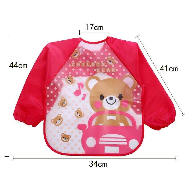 Baby Silicon Full Sleeves Apron Bibs