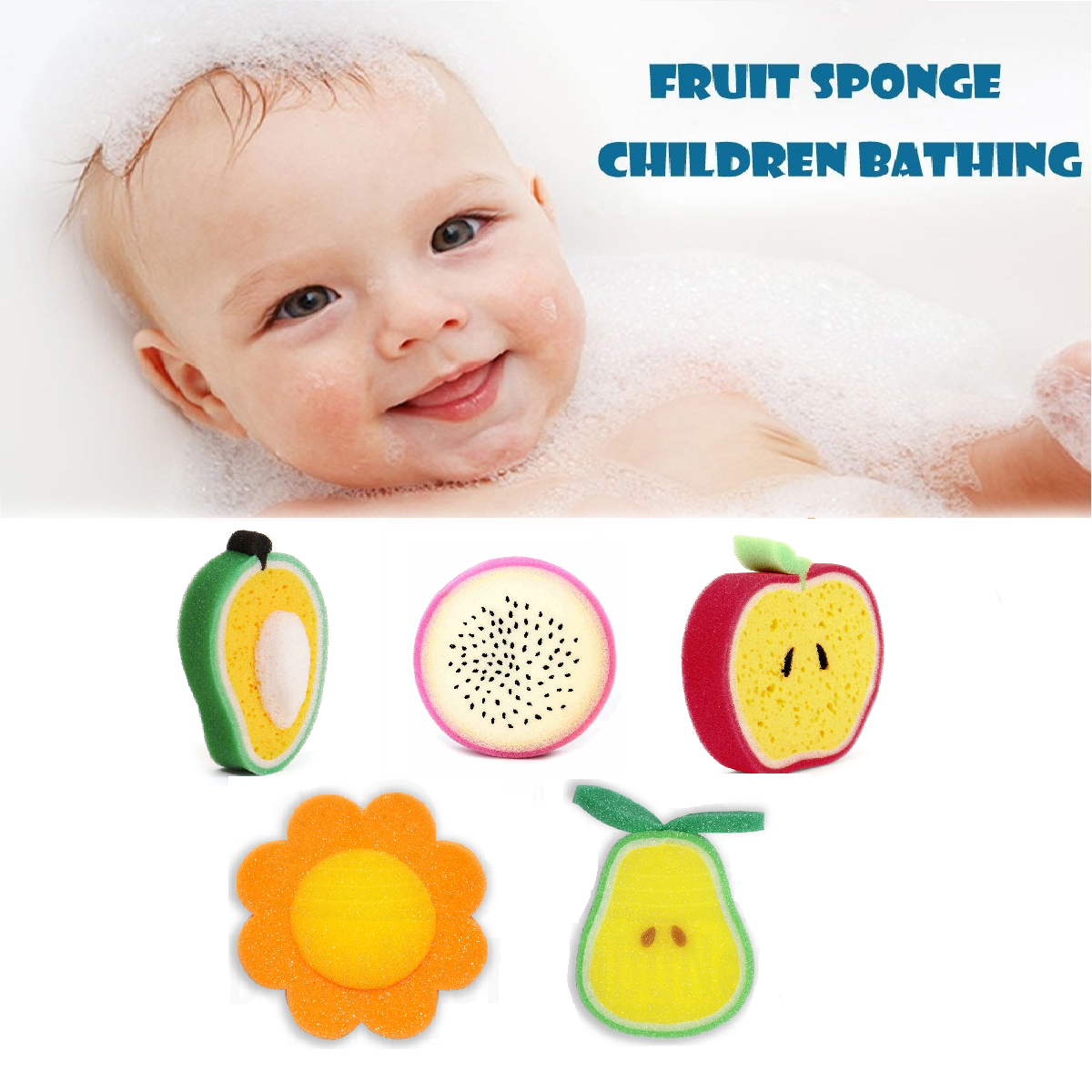 Fruit Shaped Bath Sponge