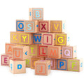 ABC Solid Wooden Building Blocks With Multiple Activities