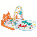Baby Piano Fitness Rack Dinosaur Orange