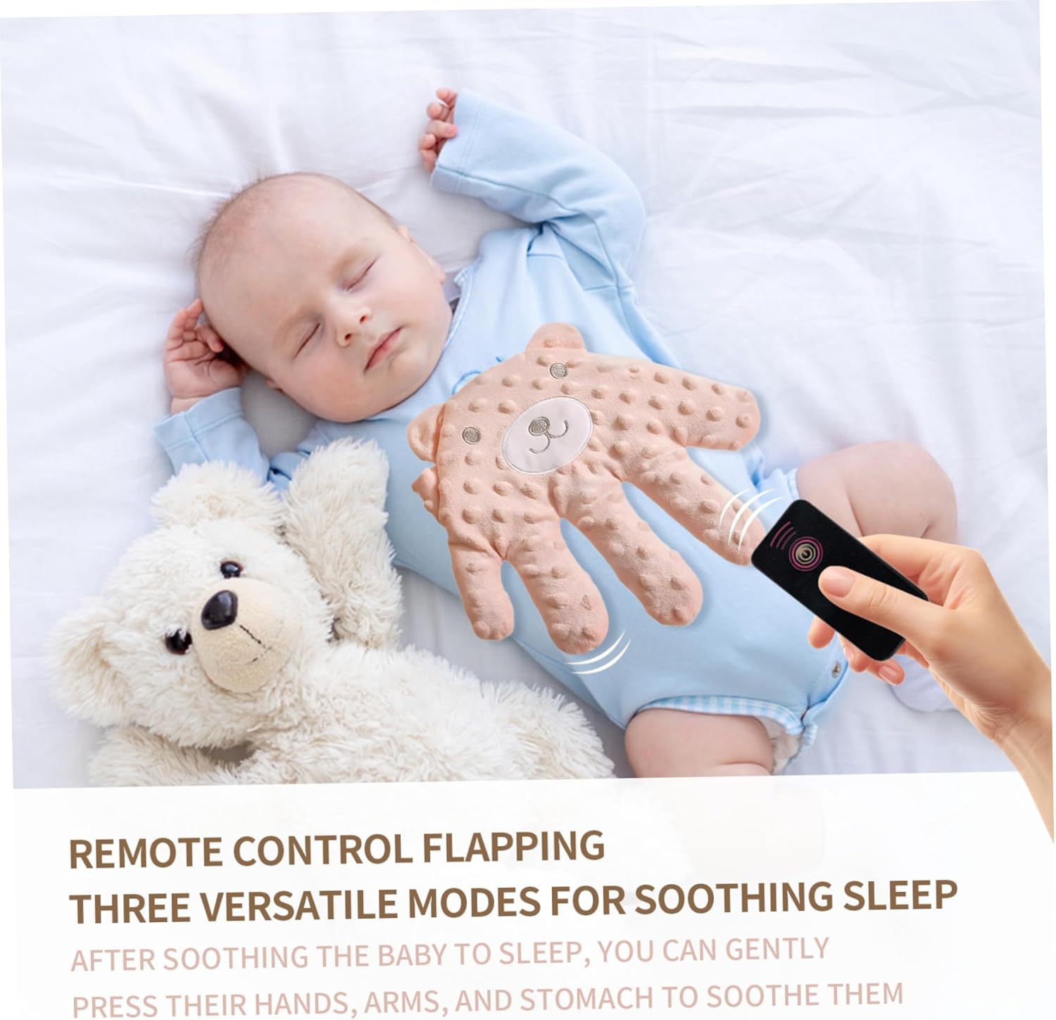 Baby Soft Soothing Hand Pillow With Remote