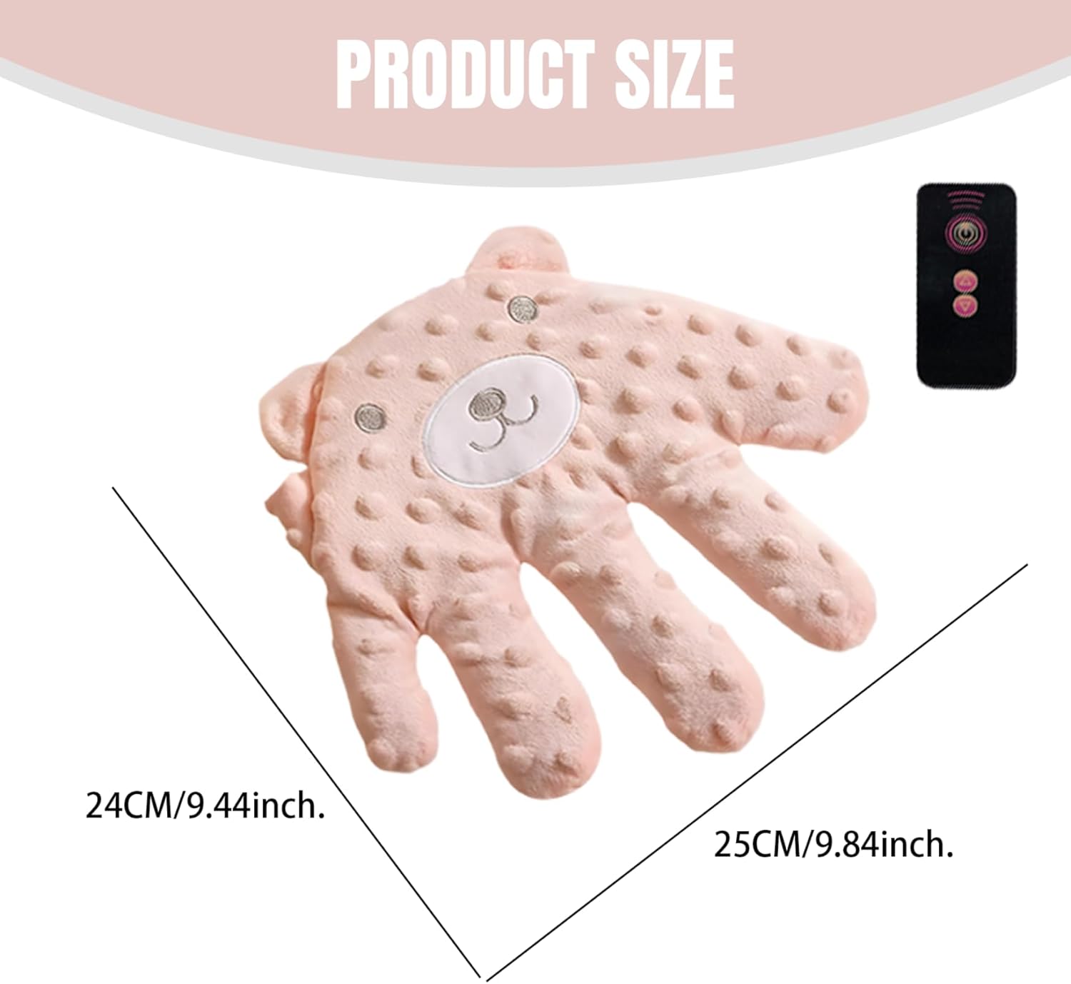 Baby Soft Soothing Hand Pillow With Remote