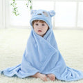 Cartoon Character Baby Hooded Towel Blanket Blue