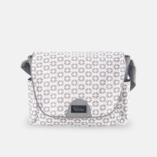 Baby Diaper Bag Grey Flower - T5001-C
