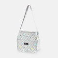 Baby Diaper Bag Printed Square Grey - T5007-C
