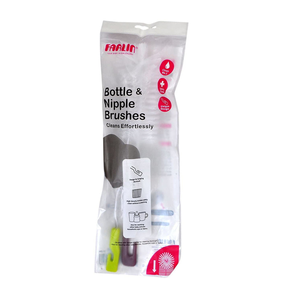 Farlin Bottle &amp; Nipple Brush - BF-250