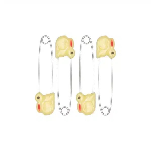 Farlin Four Animal Safety Pins-Yellow – BF-120