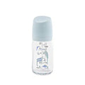 Farlin Wide-Neck Glass Feeding Bottle 160ml – Blue -AB-32011