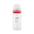 Farlin Wide-Neck Glass Feeding Bottle 240ml – Red - AB-32008