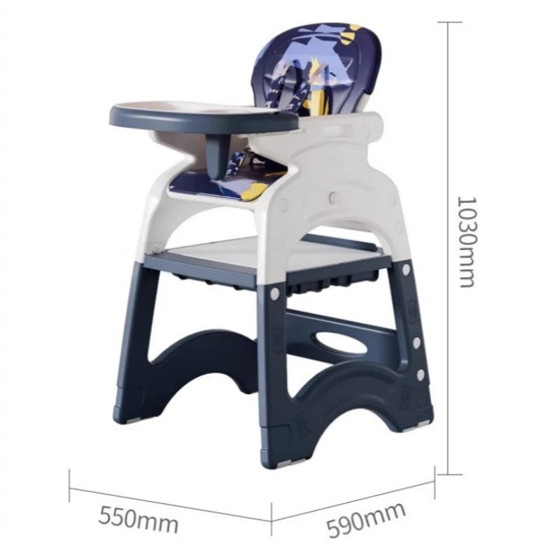 Infantes Baby Detachable Combined Growth Dining Chair - Blue