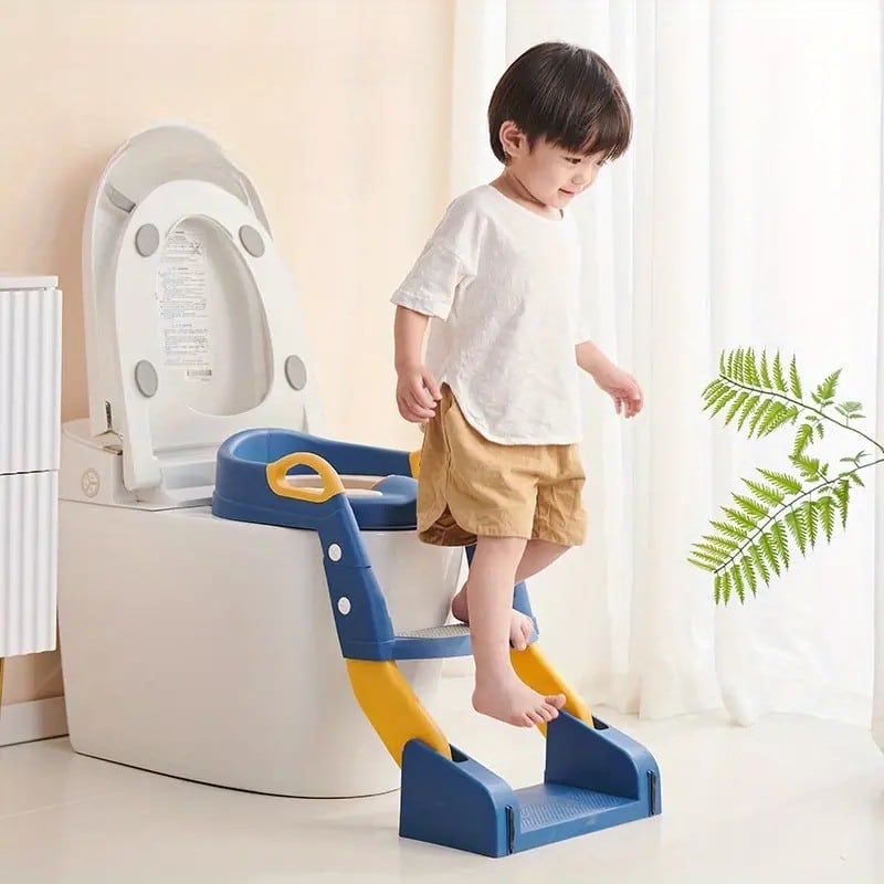 Infantes (L004) 2 in 1 Foldable Potty Training Seat with Ladder Green