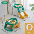 Infantes (L004) 2 in 1 Foldable Potty Training Seat with Ladder Green