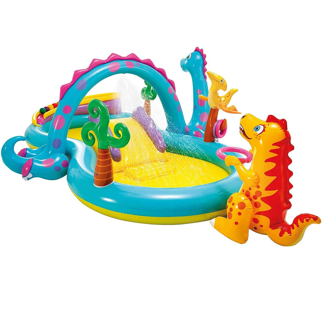 Intex Dino Land Play Center Pool ( 9ft 11in L X 7ft 6in W X 3ft 8in H ) - 57135