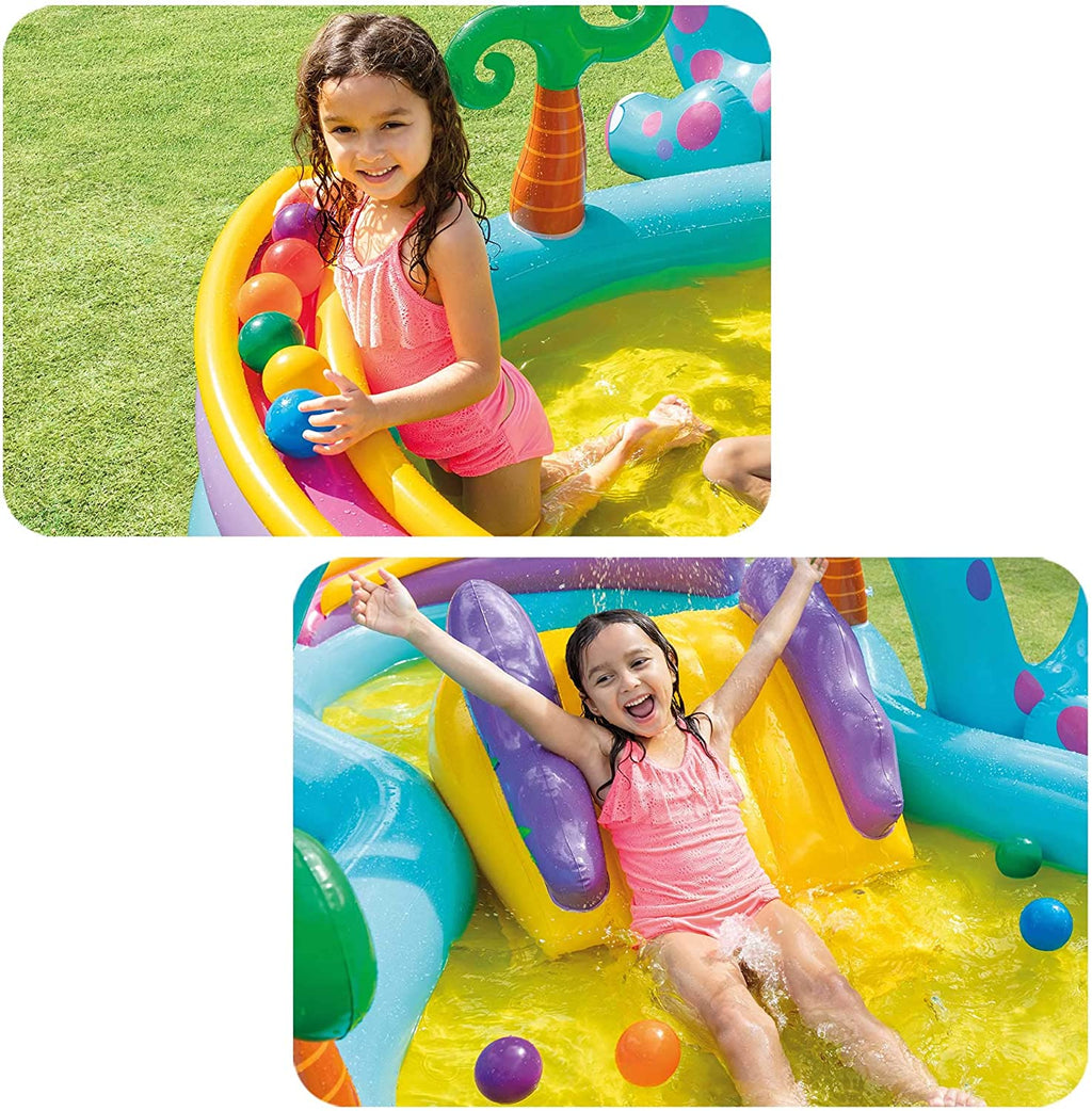 Intex Dino Land Play Center Pool ( 9ft 11in L X 7ft 6in W X 3ft 8in H ) - 57135