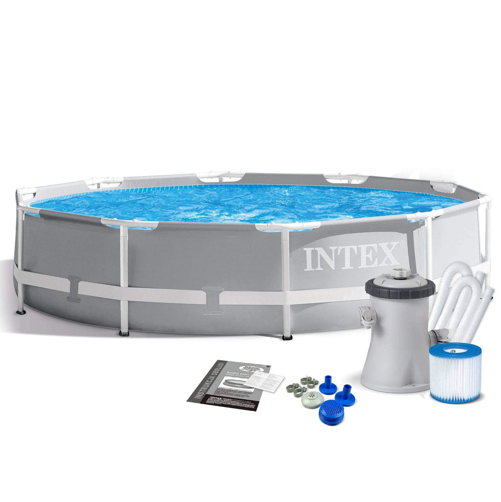 Intex Prism Frame With Water Filter Pump "H" Type ( 10 ft x 30 in ) - 26700