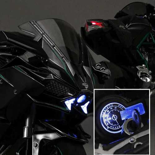 1:6 Scale Kawasaki Ninja H2R Diecast Bike With Smoke Effect