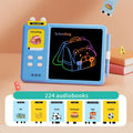 LCD Writing Tablet with English Learning Card Reader, Doodle Drawing Board and Handwriting Practice for Kids, Educational Toy