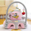 Learn to Sit with Back Support Baby Floor Seat with Toy Bar - Plane