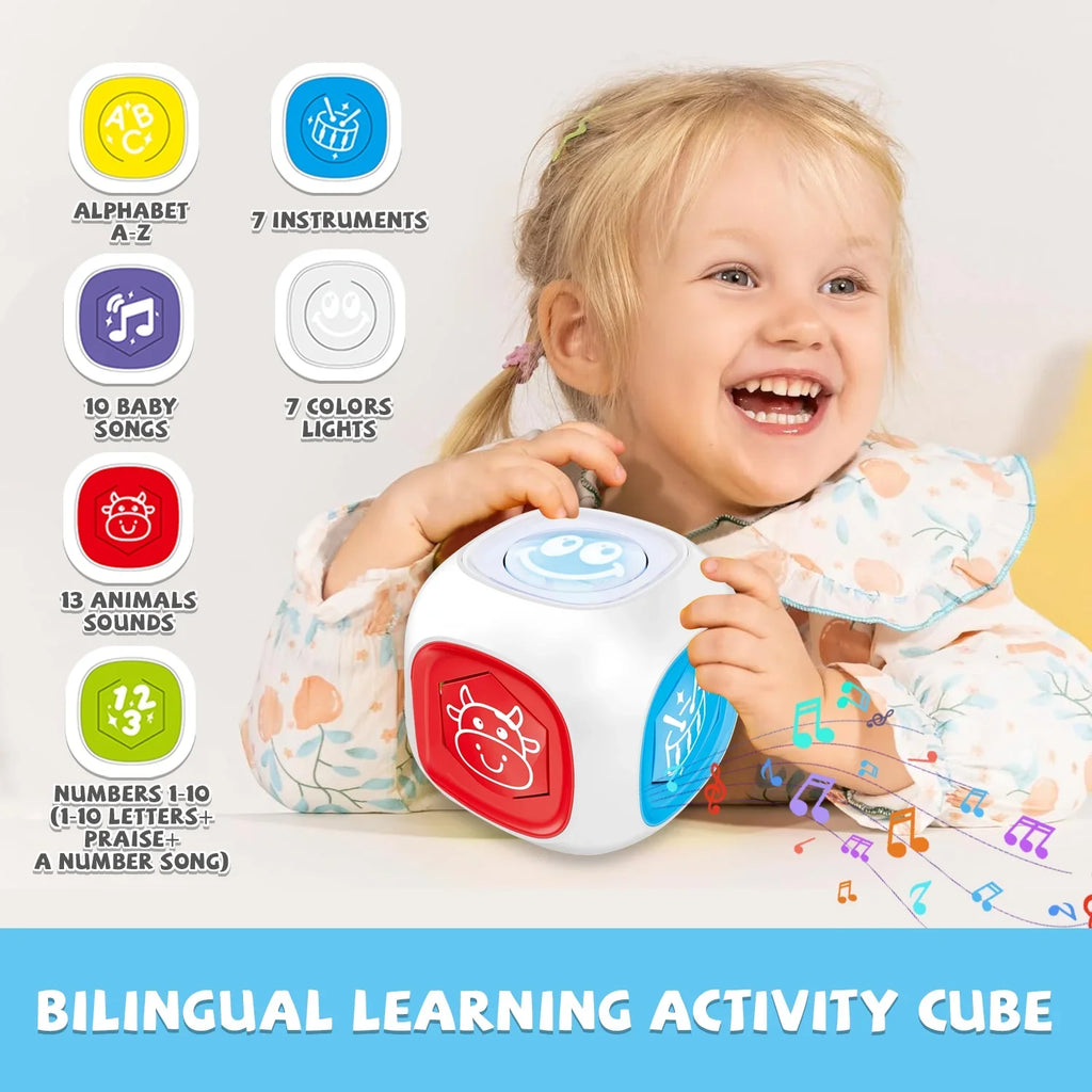 Learning Activity Cube 6-in-1 Sound & Fun Exploration Toy