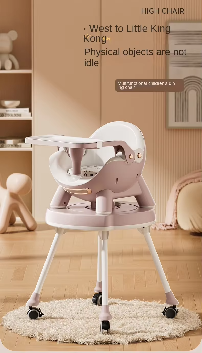 Infantes Baby Multipurpose Feeding Highchair Pink