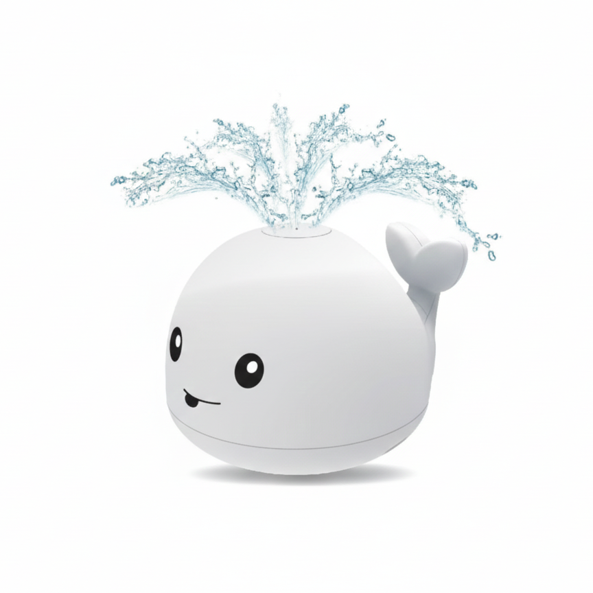 Infantes Whale Fountain - Happy Bath Game