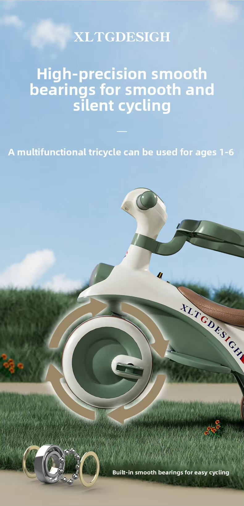 Infantes Kids Tricycle Blue