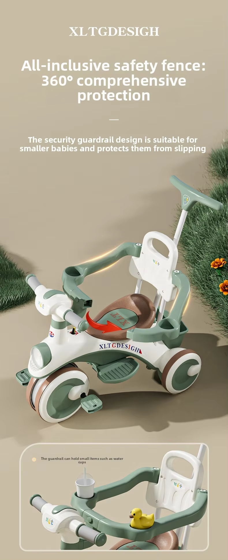 Infantes Kids Tricycle Blue