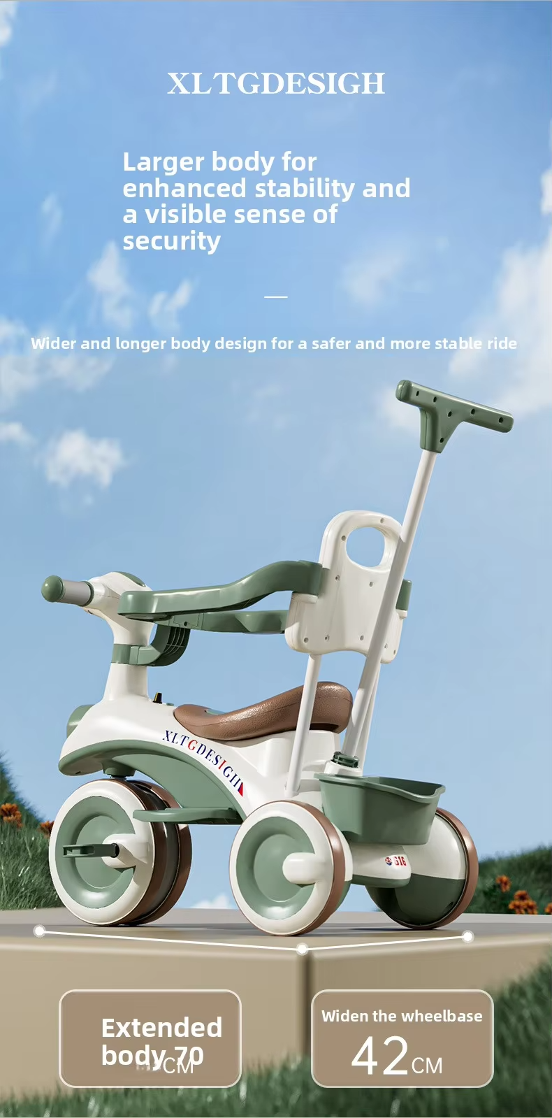 Infantes Kids Tricycle Blue