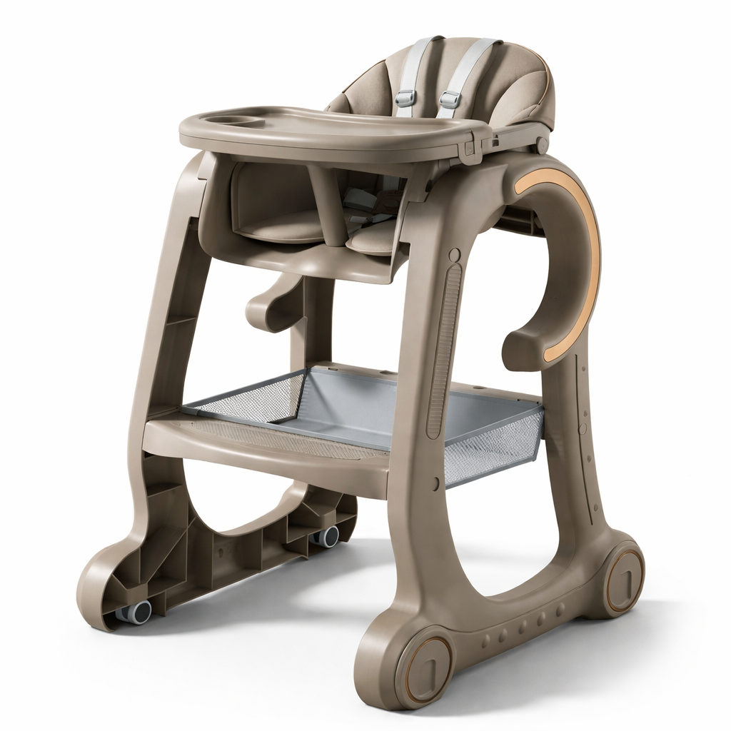 Infantes Baby Feeding Highchair Brown