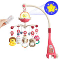 Musical Crib/Cot Mobile with Remote And Projector Pink
