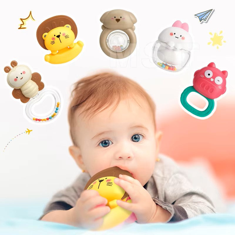 Musical Crib/Cot Mobile with Remote And Projector Grey