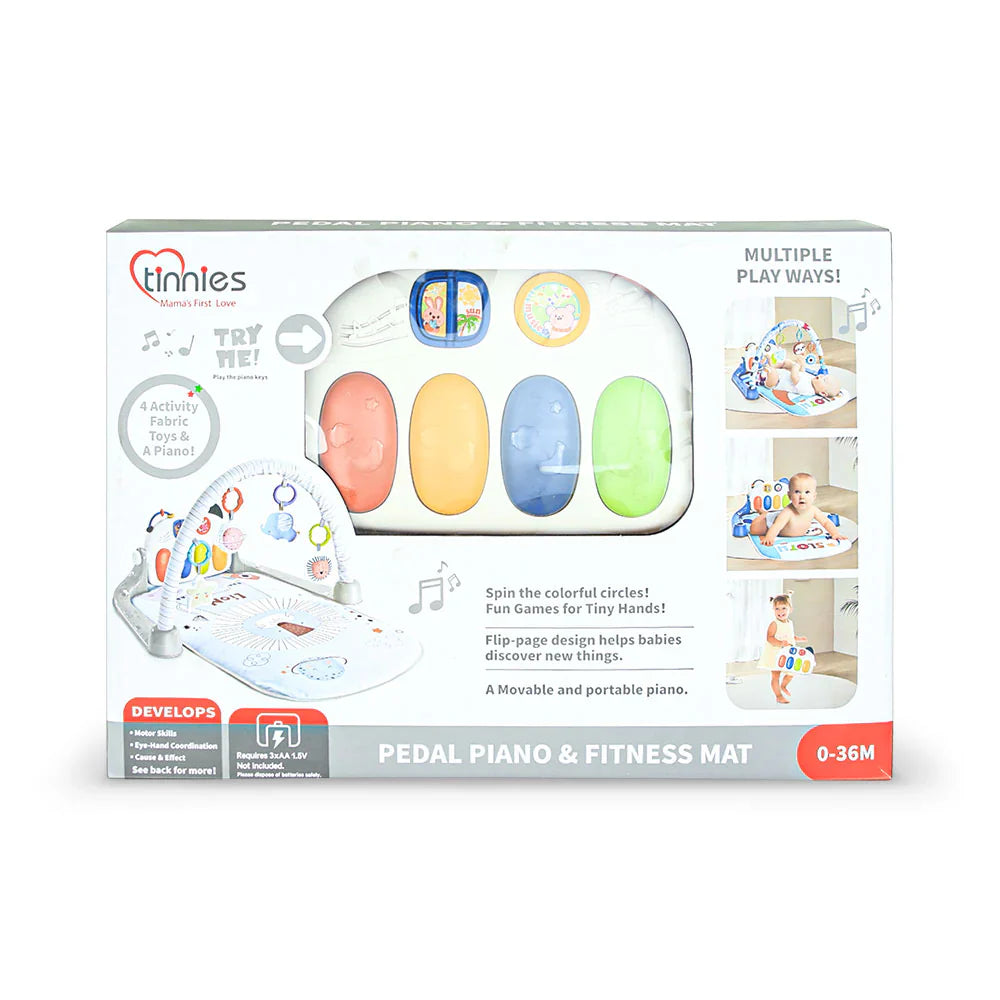 Tinnies Baby Piano Play Gym & Activity Mat Green (0–36 Months)  T713