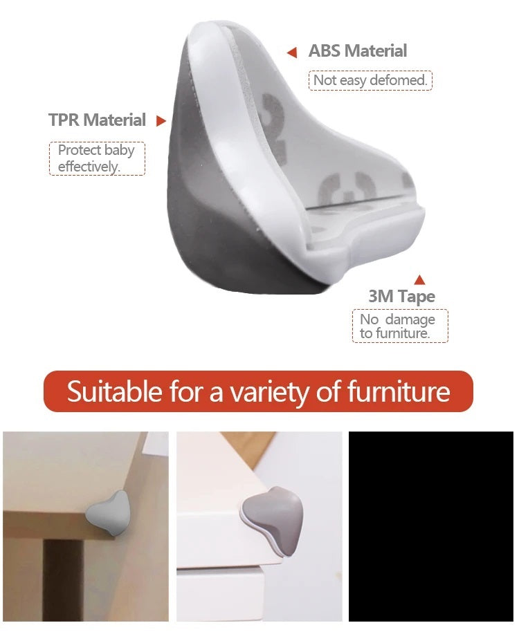 Pack of 4 Baby Safety Protective Corner Guard
