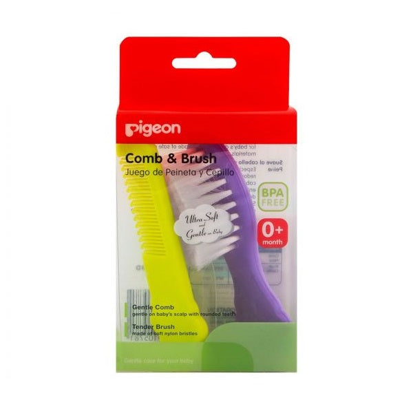 Pigeon Baby Comb &amp; Hair Brush Set - K578