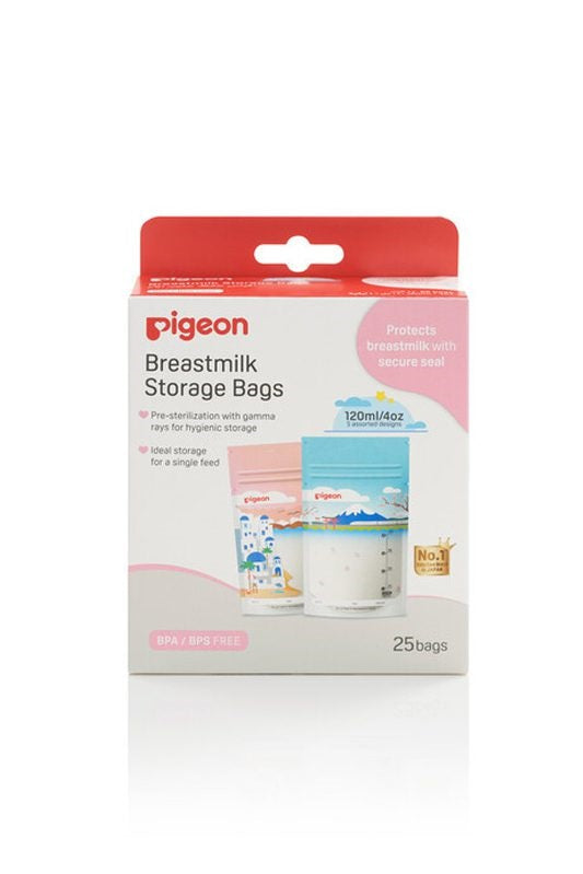 Pigeon Breastmilk Storage Bags 120ml Holidays-A79320