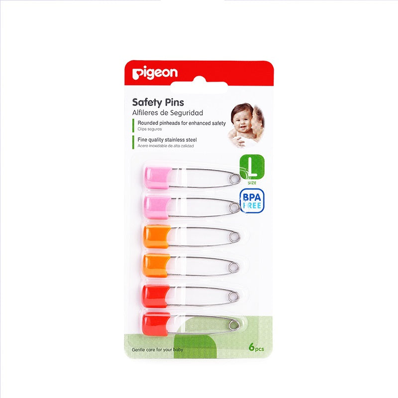 Pigeon Safety Pin 6Pcs/Card - K881