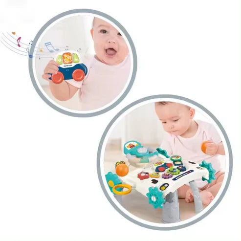 6 In 1 Activity Walker For Toddlers Pink