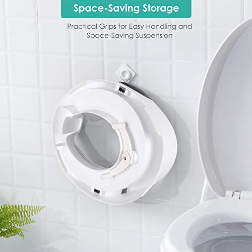 Tinnies Cushion Toilet Seat Cover (White) - BST014-034
