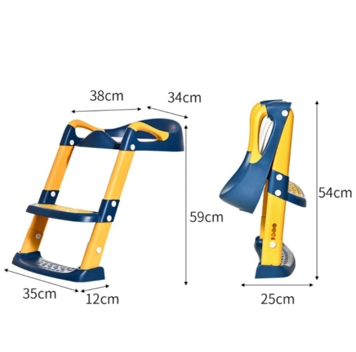 Toilet Ladder Potty Training Seat – Milky - L-003