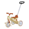 Tricycle Model For Kids With Rear HANDLE - 3010-T Beige