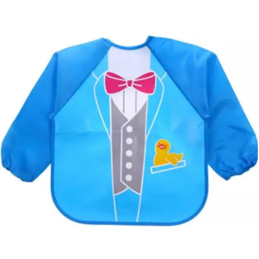 Baby Silicon Full Sleeves Apron Bibs