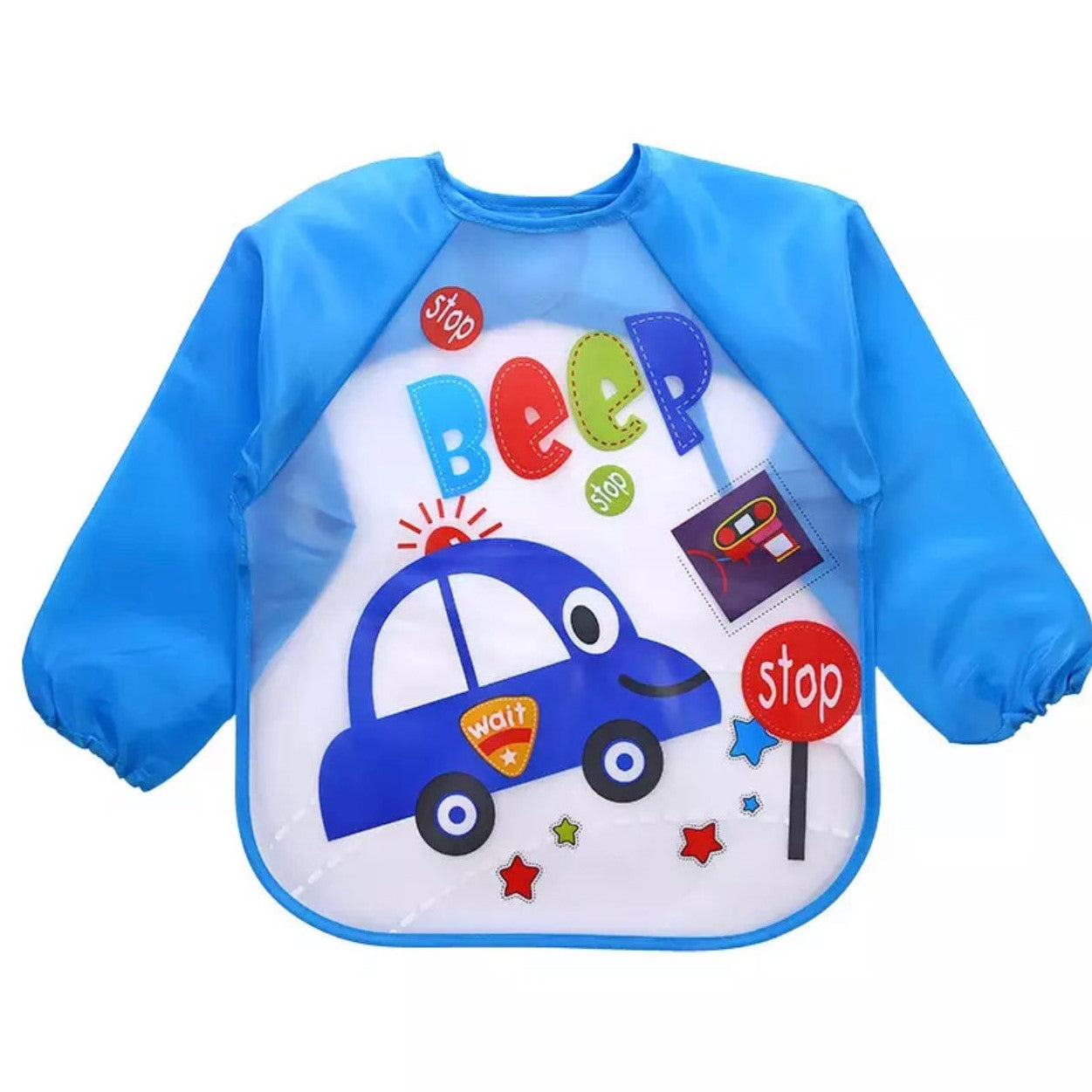 Baby Silicon Full Sleeves Apron Bibs