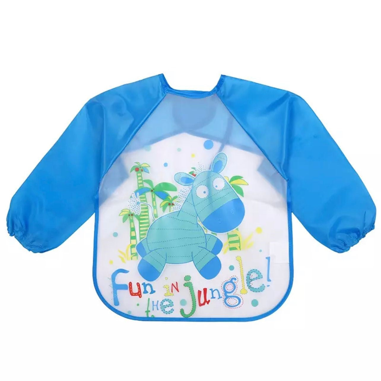 Baby Silicon Full Sleeves Apron Bibs